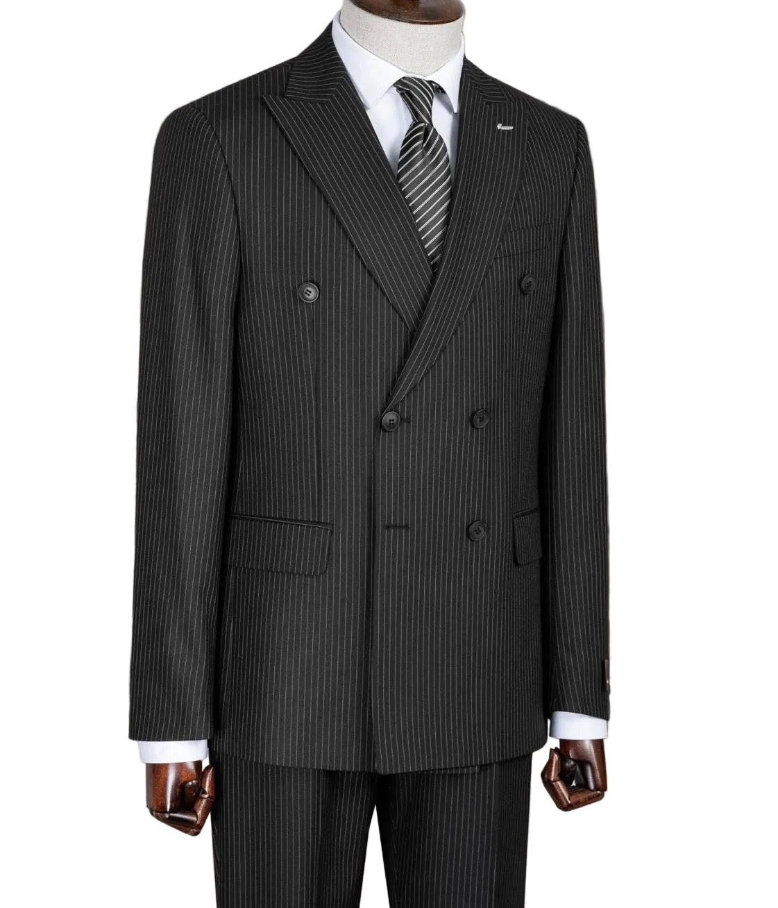 Pin Stripe Double breasted Suit