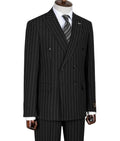 Double breasted  Stripe Suit