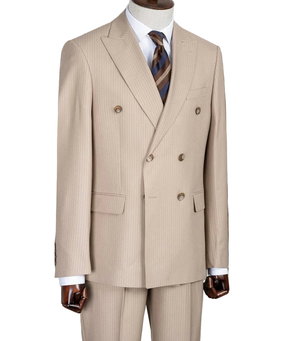 Pin Stripe Double breasted Suit