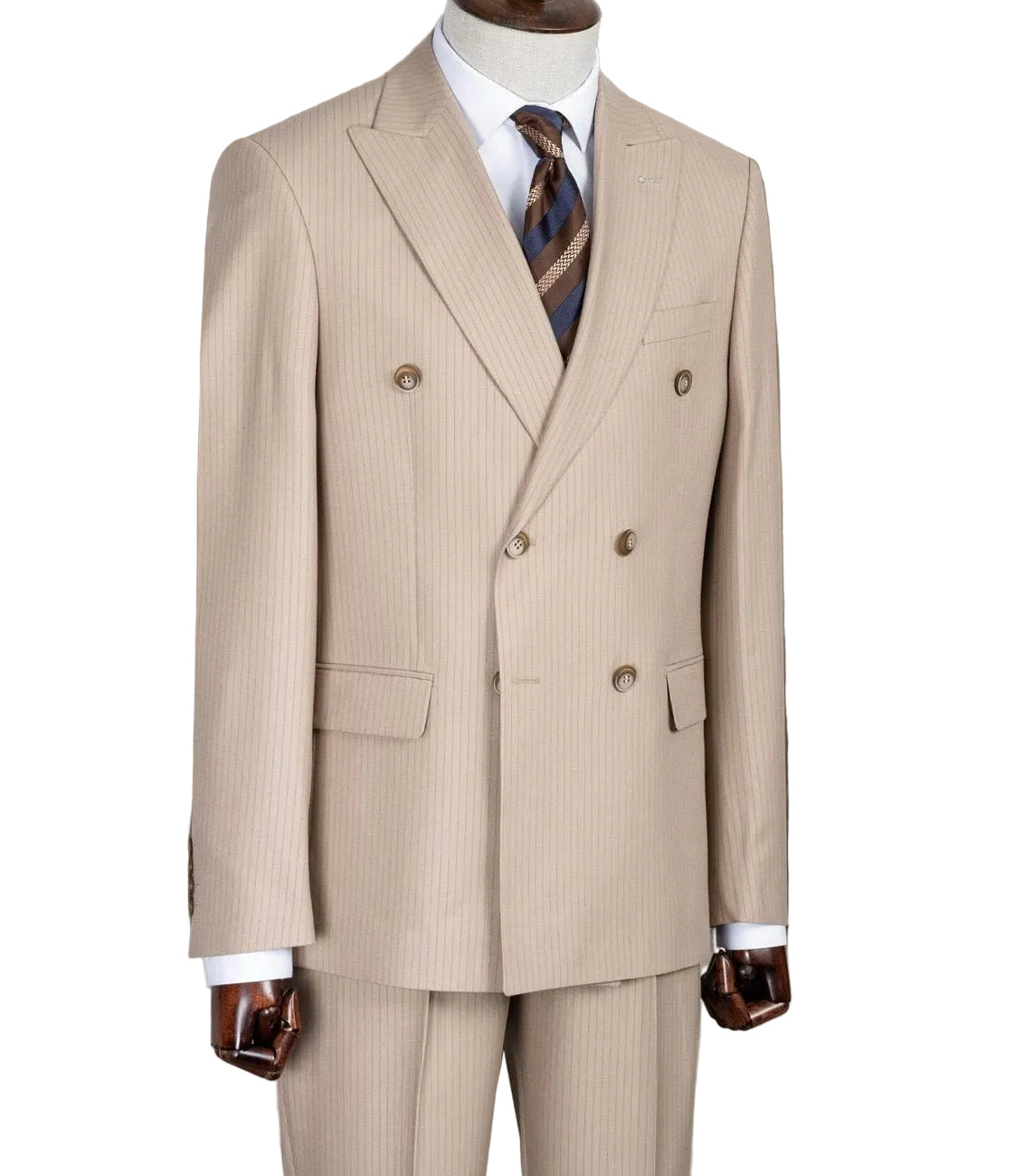 Pin Stripe Double breasted Suit