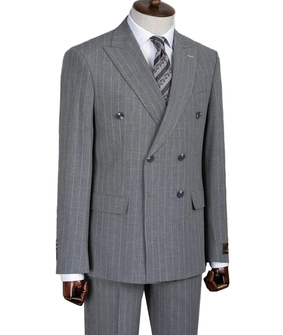 Turkish stripe Double breasted suit