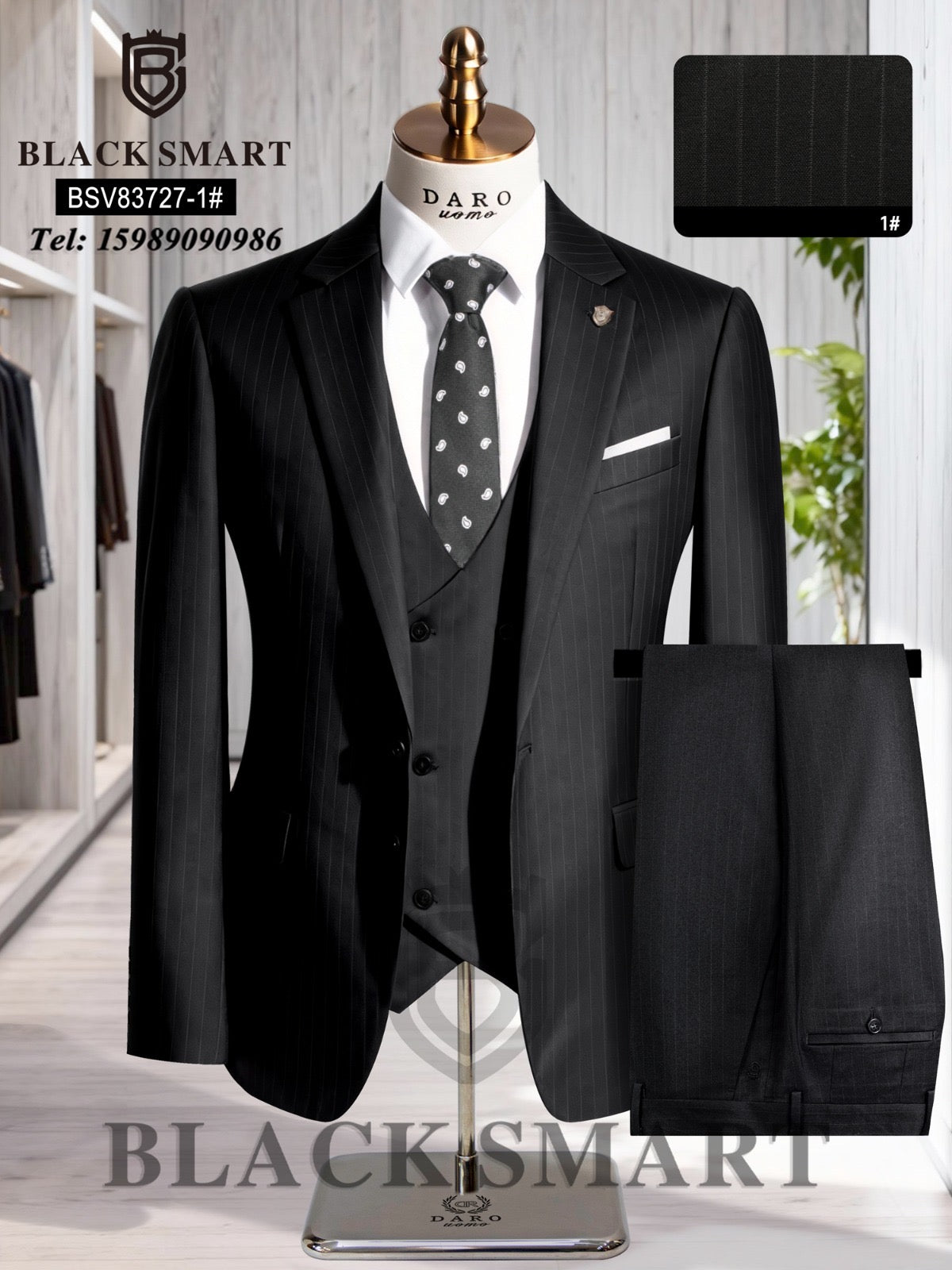 Black Smart Suit