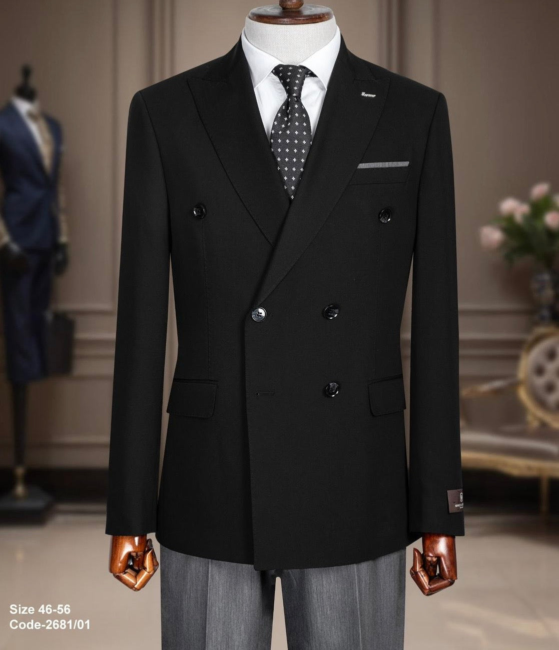 Double breasted Turkish Suit