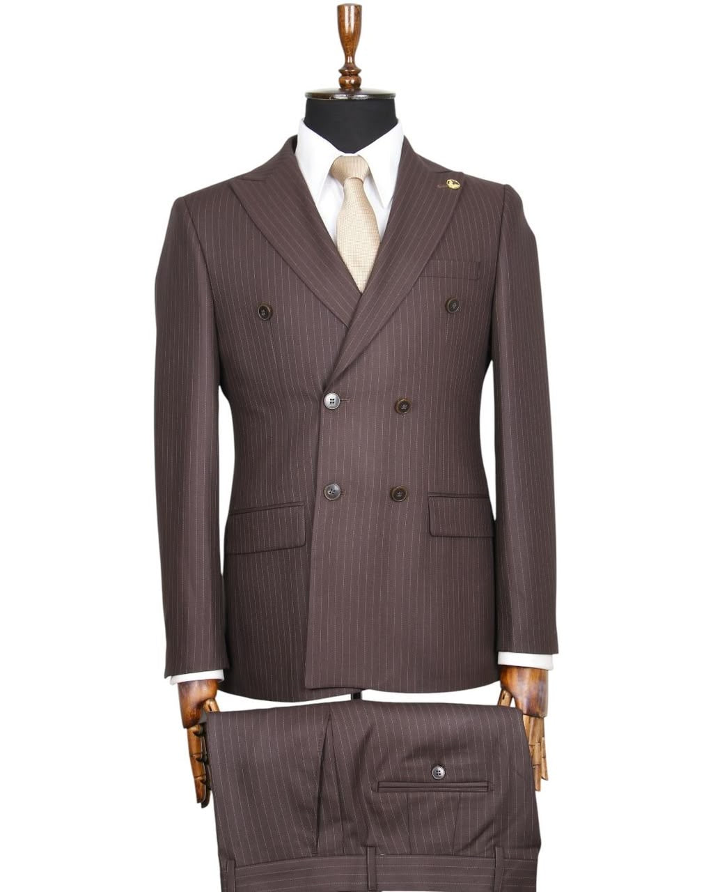 Turkish Stripe Double breasted Suit
