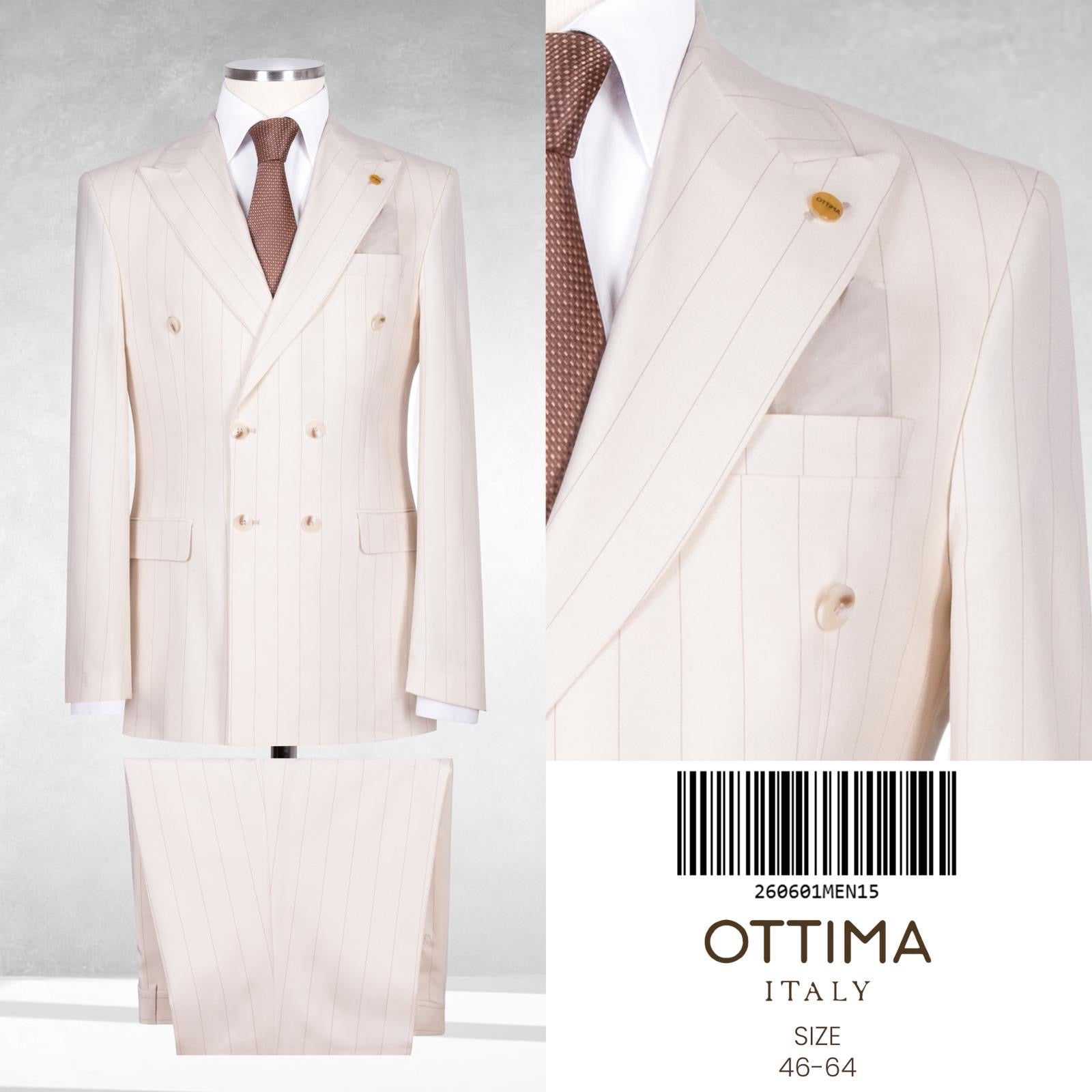 Double breasted Men Suit