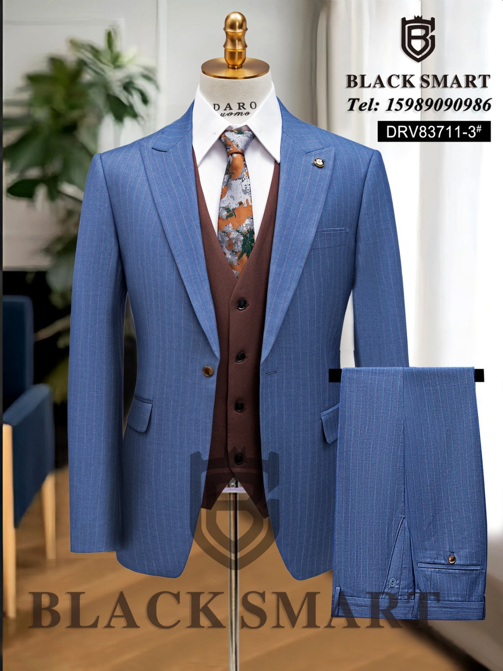 Black Smart Men Suit
