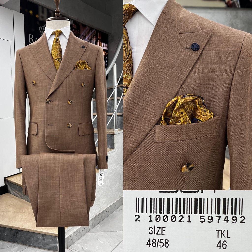 Turkish Double-breasted Suit